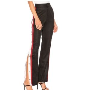 Lovers + Friends Tailored Snap Track Pant X-Small